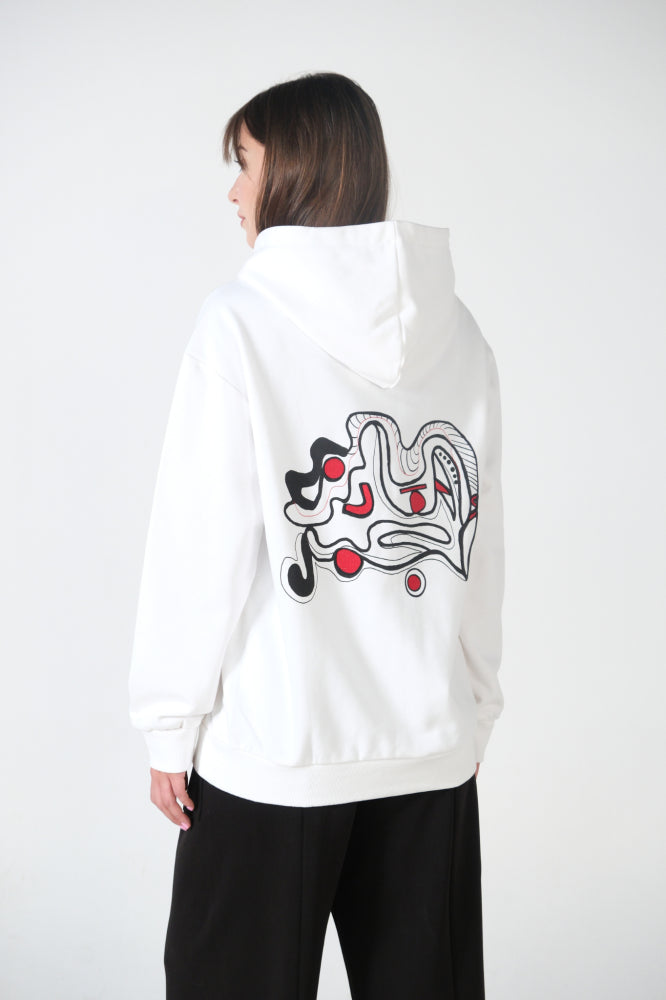 Belyatchou Hoodie 2 White